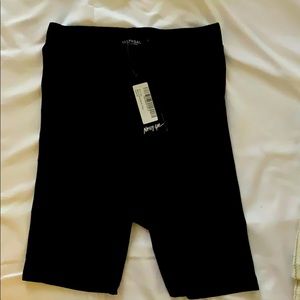 Nasty Gal Black Biker Shorts NWT